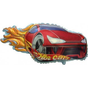Hot Cars Red Racing Car Party Supershape Balloon